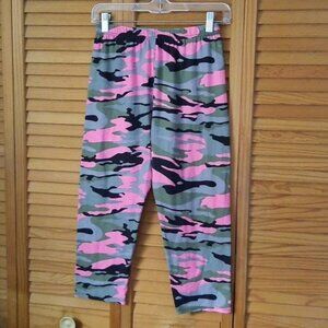 Legging Army Grey Black Pink Camo Capri Buttery Soft Leggings Plus Size 14-20